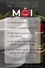 NHỮNG TRƯỜNG HỢP NÊN HÚT DUNG DỊCH MÔI.1_Xambiz by Quynh Huong PMU